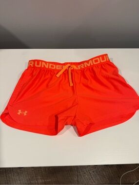 Jordan Women’s Neon Orange Athletic Shorts